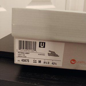 Unstructured by Clarks Tan Leather Sandal